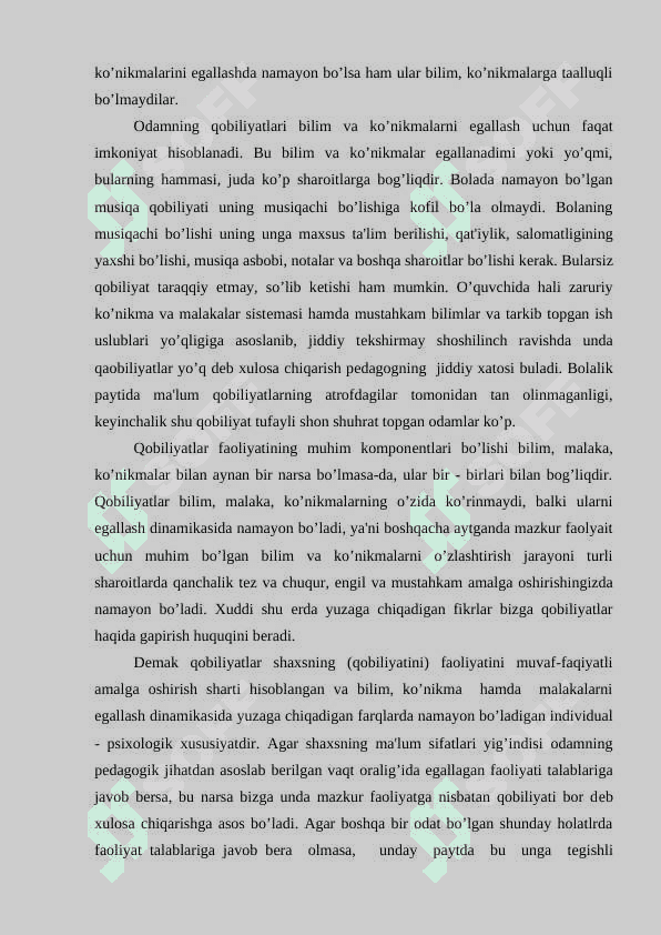 QOBILIYATLARNI MUHOKAMA QILISHNING FUNKSIONAL-GENETIK YO'NALISHI. 5