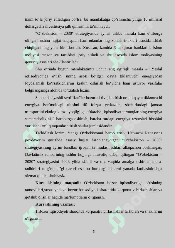 Bozor iqtisodiyoti sharoitida korporativ birlashishlar va qo‘shib olishlar 4
