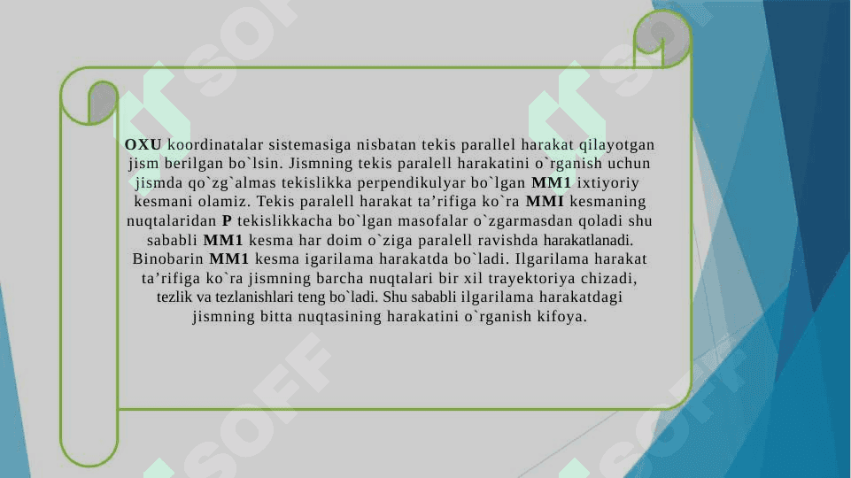 Qattiq jismning tekis parellel harakatida tezliklar plani qurish 3