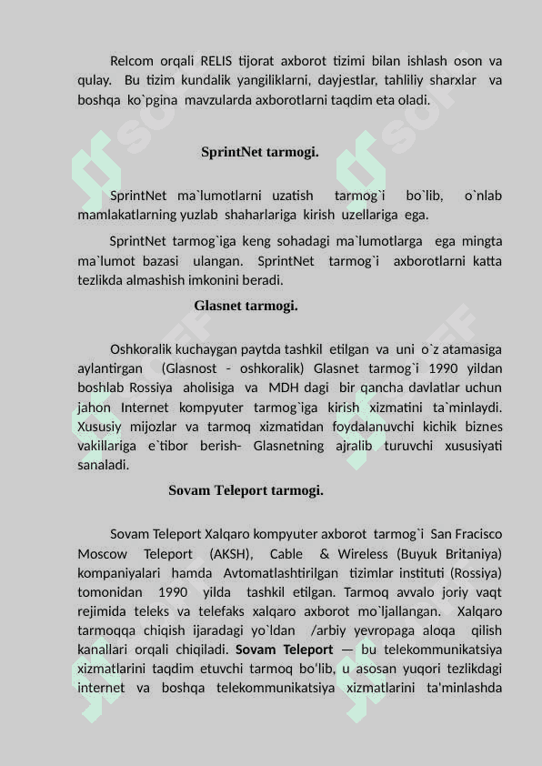 Virtual tarmoqlar. 8