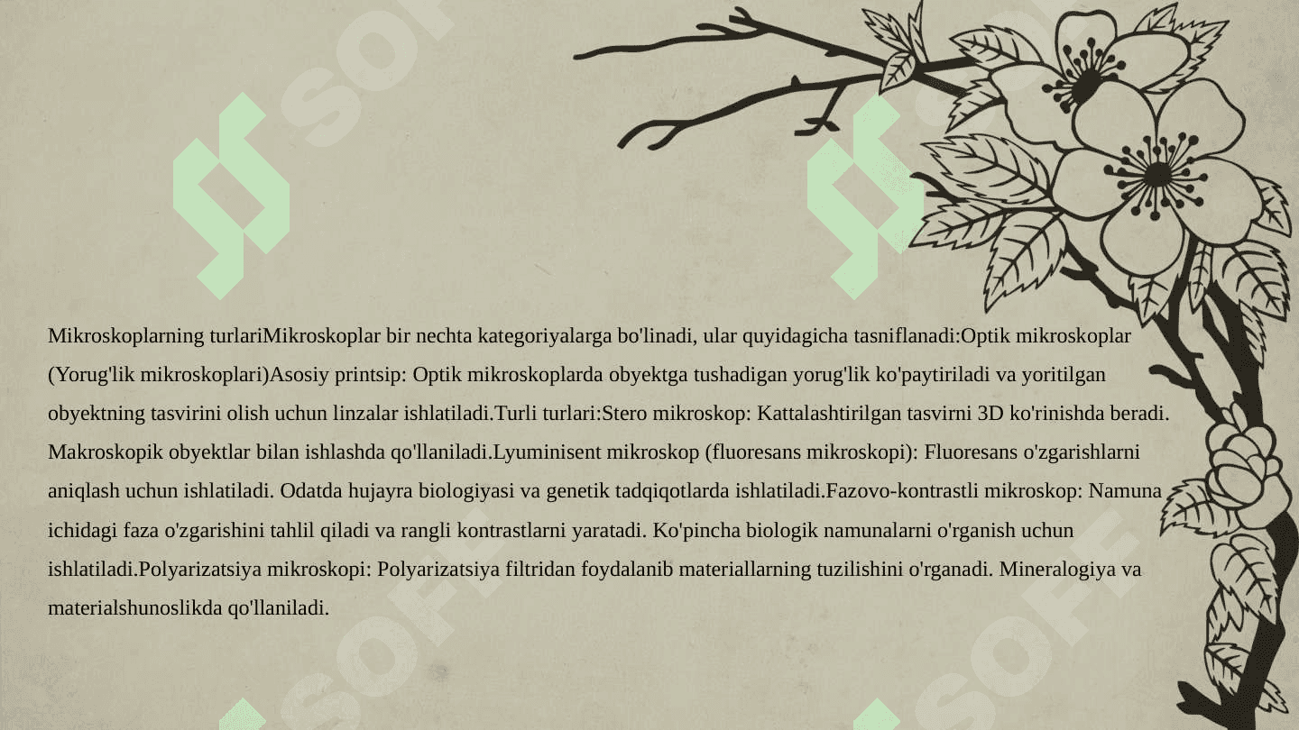 Yorug'lik mikroskoplari 4