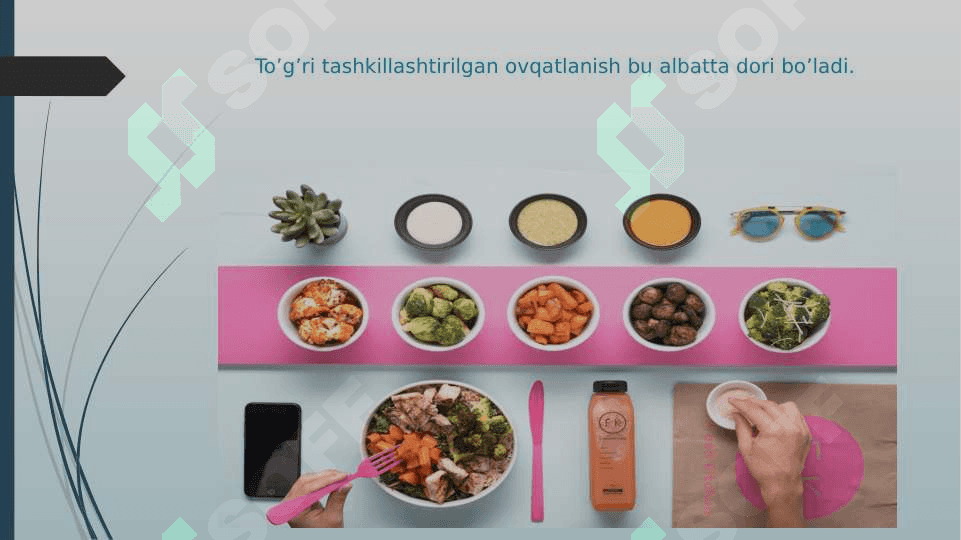 SOG`LOM OVQATLANISH MEZONLARI. 4