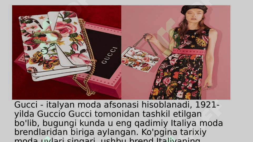 GUCCI KOMPANIYASI. 2