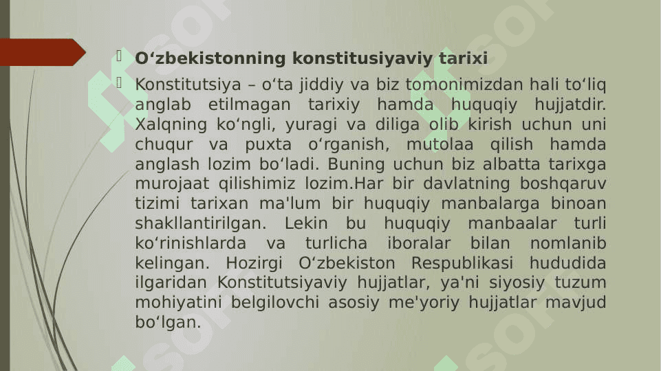 Konstitutsiyaviy islohotlar hamda ularning mazmun-mohiyati 6