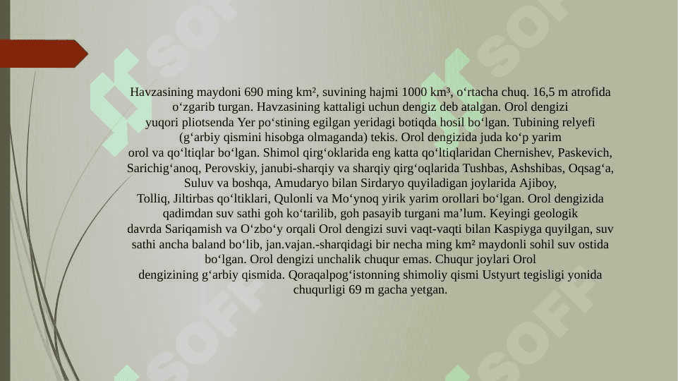 Orol dengizi va Orolbo’yi hududlarning ekologik muammmolari hamda ularning oldini olish 3