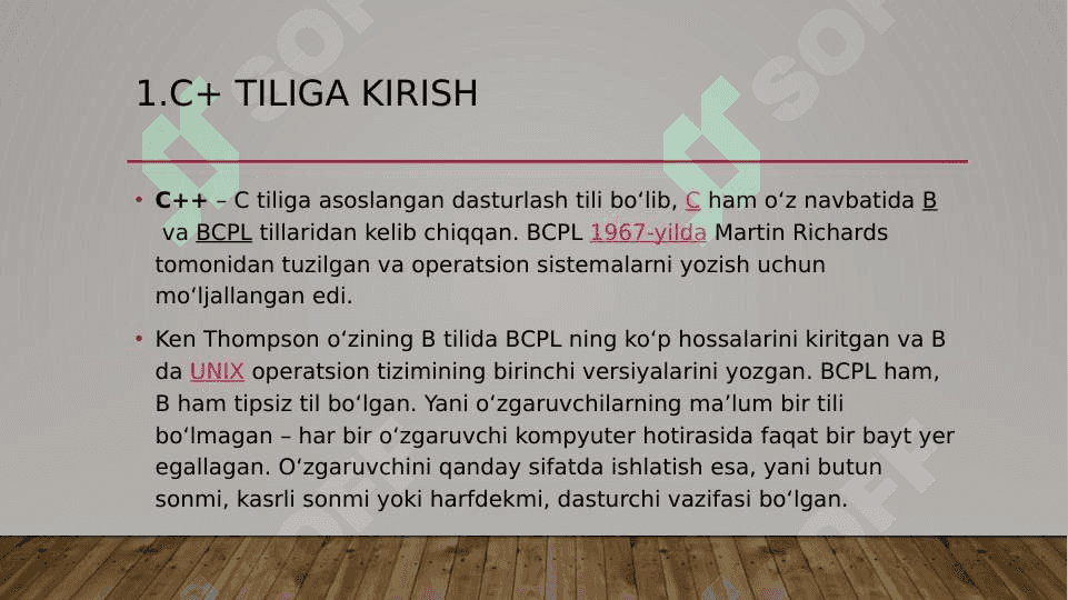 C+ tiliga kirish. Visual Studio muhitiga 2