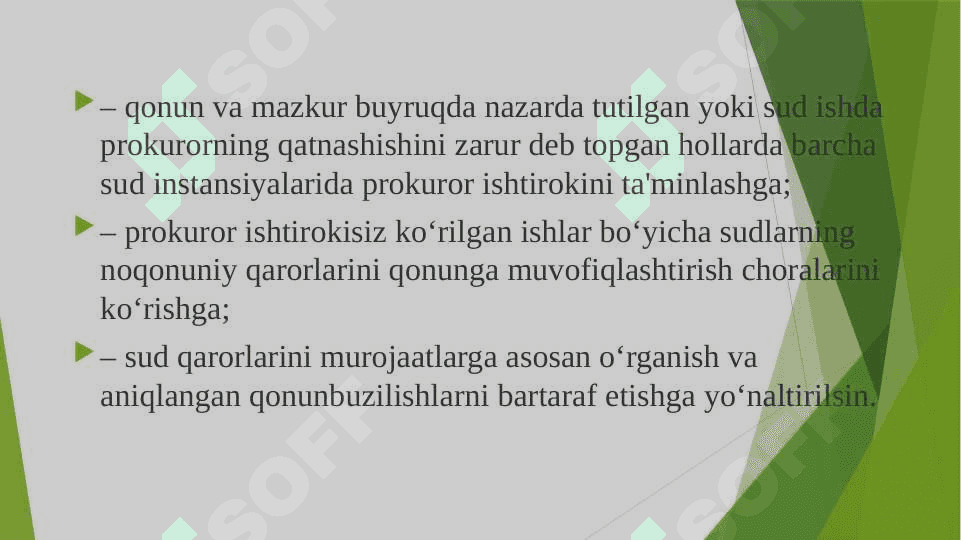 Fuqarolik sudlarida prokurorning ishtiroki 4