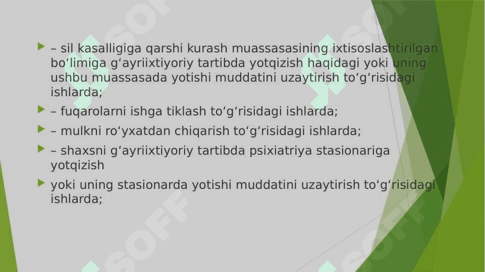 Fuqarolik sudlarida prokurorning ishtiroki 8