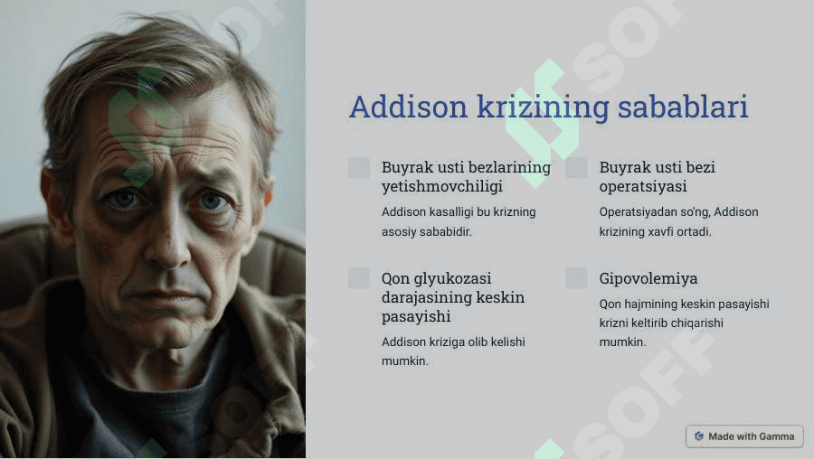 Addison Kriziga oid umumiy ma'lumot 3