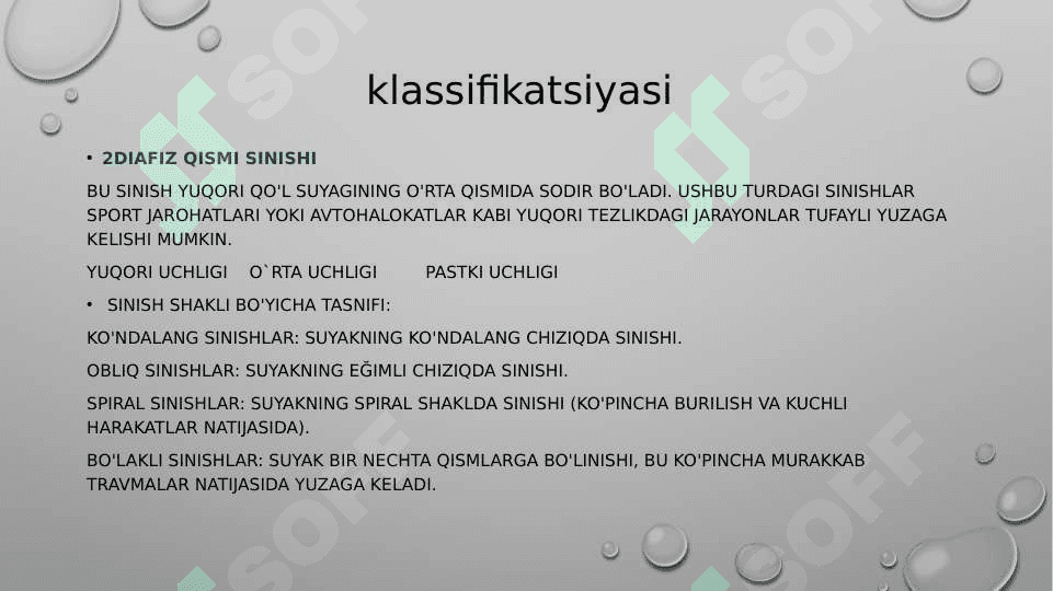 Yelka suyaklarining sinishlari va yelka suyakgi boshchasini chiqish 7
