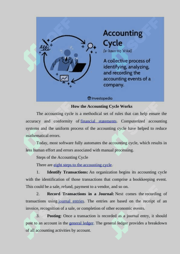 THE ACCOUNTING CYCLE (INTRODUCTION) 3