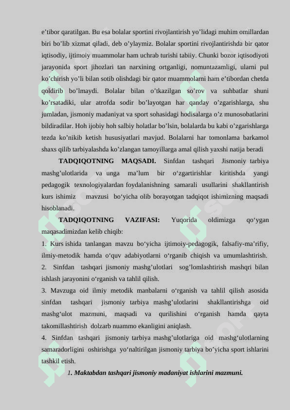 MAKTABDAN TASHQARI JIMONIY TARBIYA  ISHLARI VA ULARNI TASHKIL ETISH 4