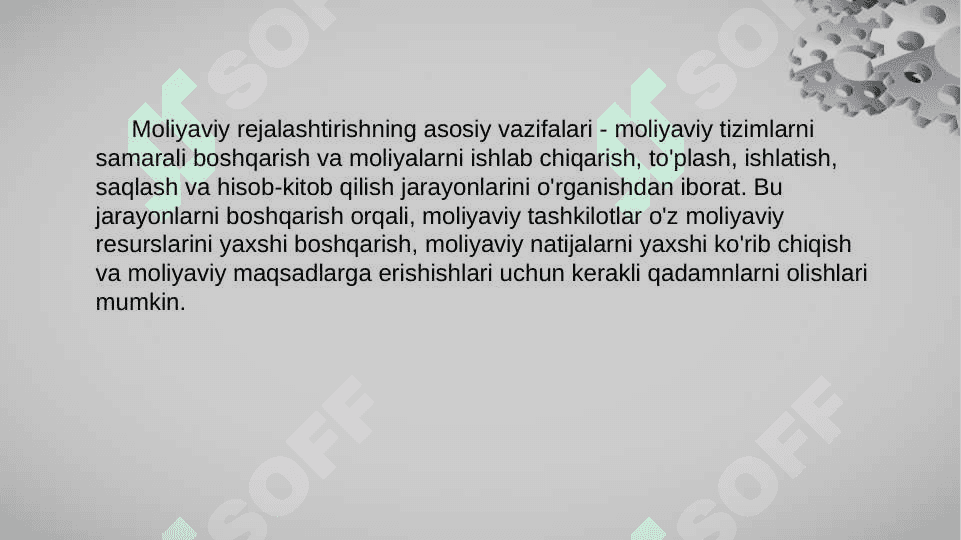 Moliyaviy rejalashtirish va tartibga solish 7