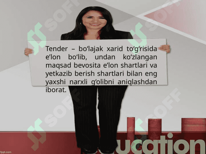 Dxsh loyihalarida tender jarayonlari 2