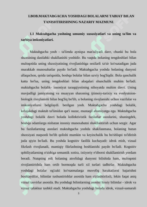 Maktabgacha talim tashkilotlarida atrof-muhitni asrab avaylash mavzusi 5