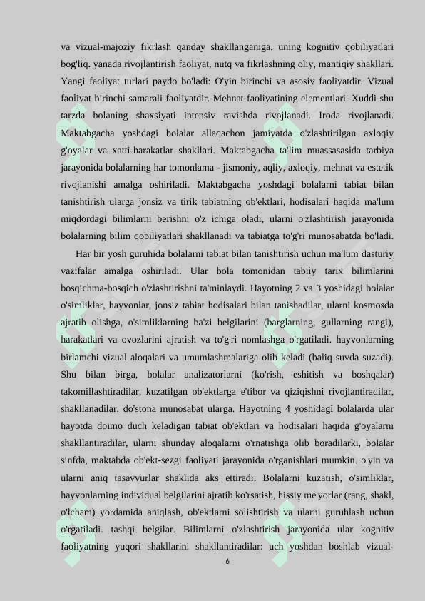 Maktabgacha talim tashkilotlarida atrof-muhitni asrab avaylash mavzusi 6