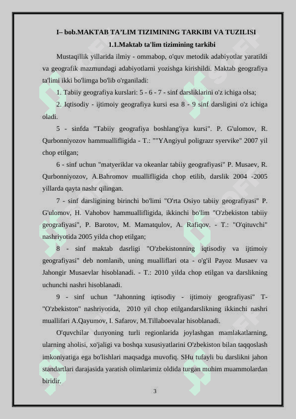 GEOGRAFIYA DARSLARIDA FOYDALANILADIGAN ASOSIY KO'RGAZMALI VOSITALAR 4