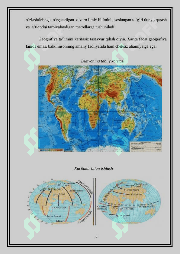 GEOGRAFIYANI  O’QITISH SHAKLLARI 8