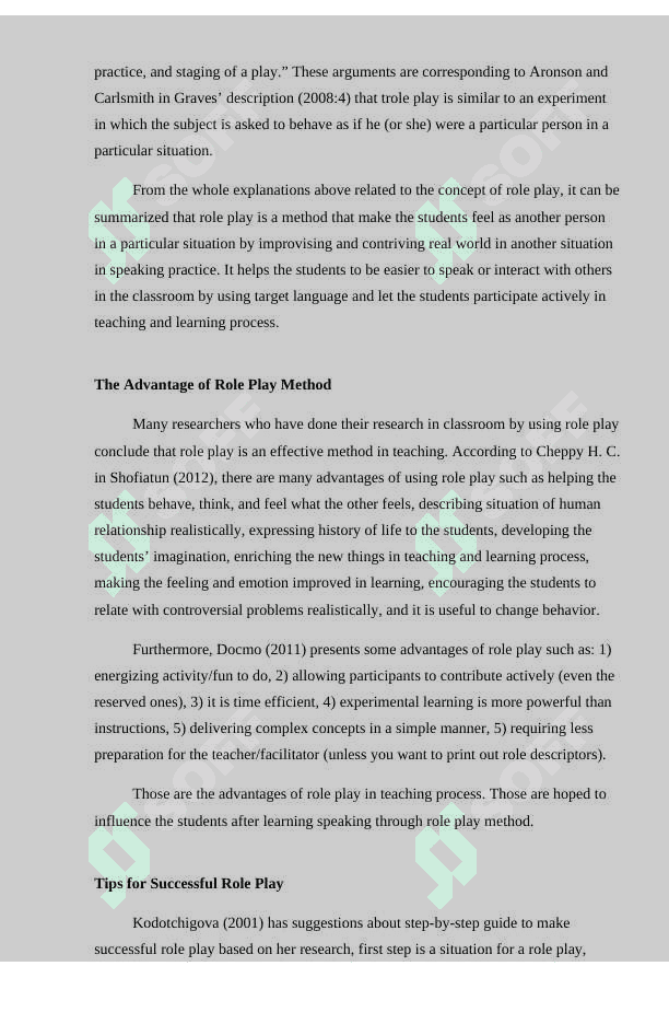 :  How to use role  play in English classes to improve student's speaking skills 8