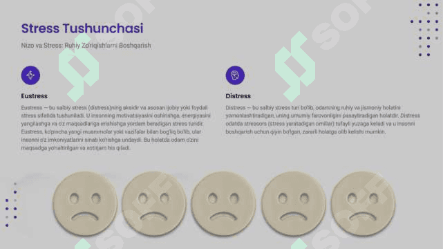 Nizo va Stress Ruhiy Zoriqishlarni Boshqarish 4