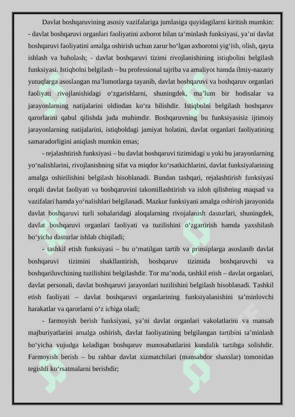 Davlat boshqaruv sohalarini ma’muriy huquqiy tartibga solish 6