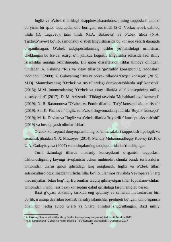 “INGLIZ VA O‘ZBEK TILLARIDA “HAPPINESS/BAXT” KONSEPTI” 7