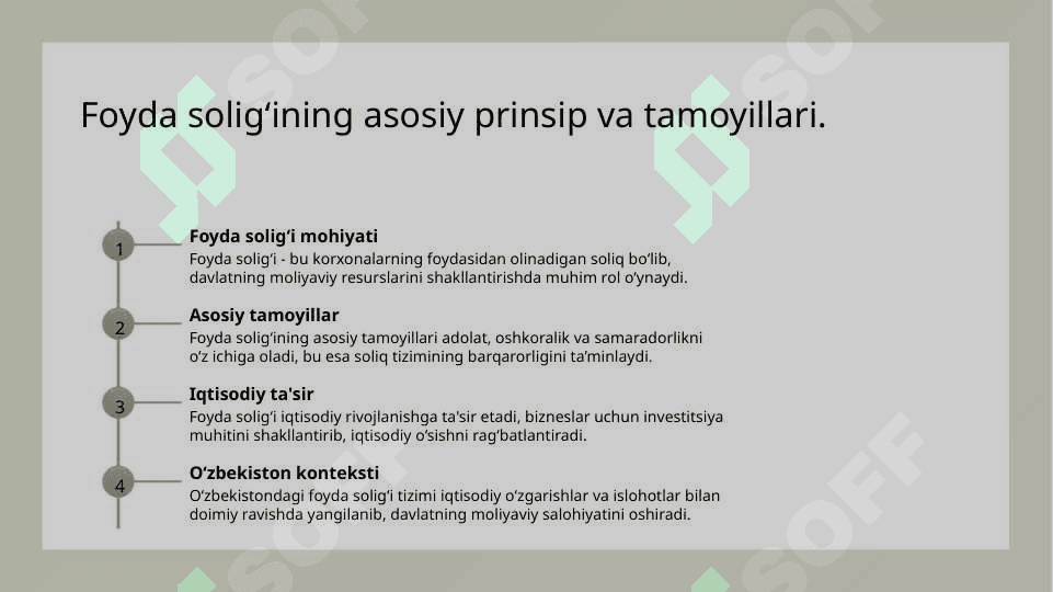 Foyda soligʻining mazmun va mohiyati 3