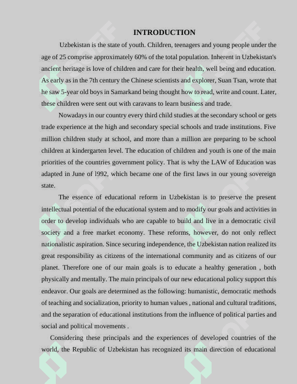 CONTENT AND GOALS OF TEACHING FOREIGN LANGUAGE AT SCHOOL, LYCEUM AND COLLEGES 3