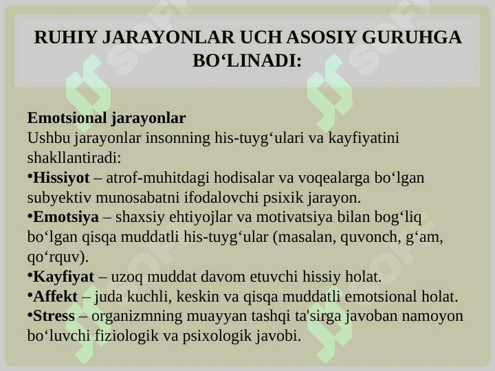 Ruhiy jarayonlar 5
