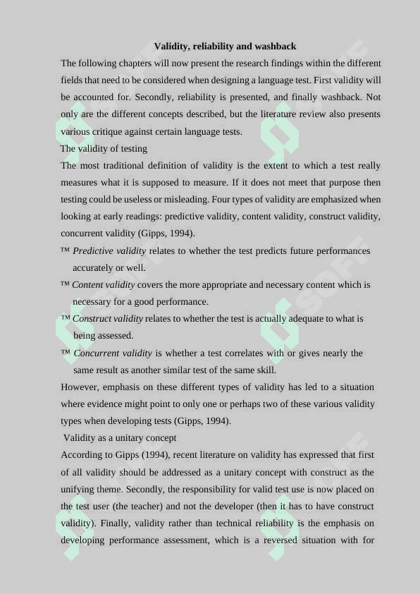 CRITERIA FOR DESIGNING TESTS FOR EFL LEARNERS 8
