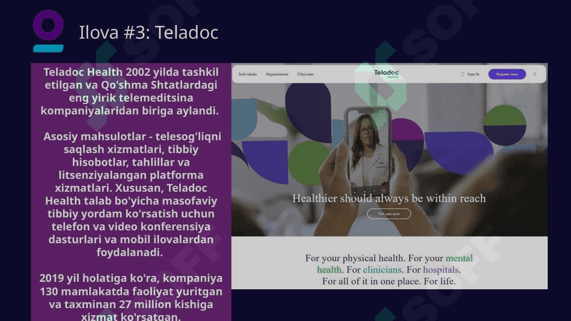 Dunyo bo'yicha eng mashhur 5 ta mobil shifoxona ilovalari 7