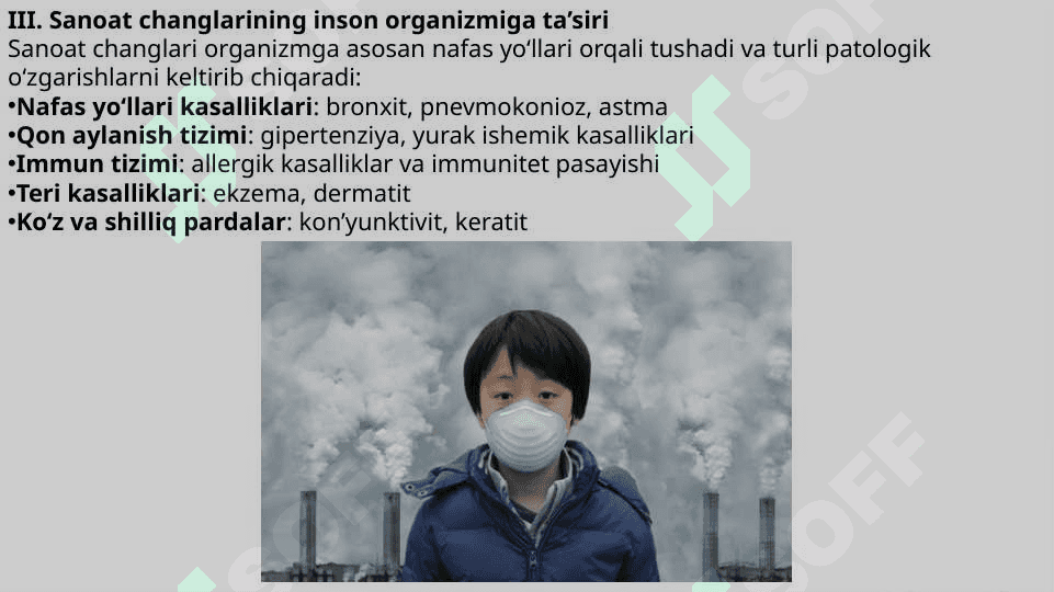 Sanoat changlari va changga doir patologiyalar 5