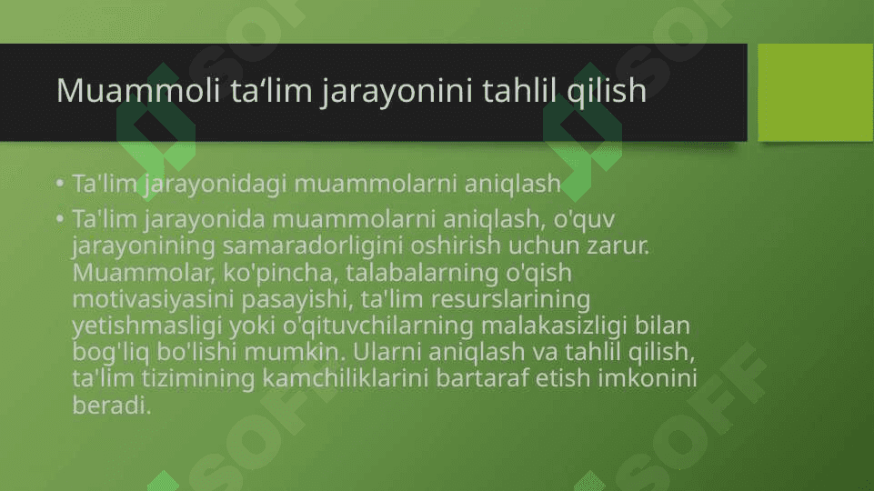 Muammoli ta‘limni tashkil etish shart-sharoitlari 3