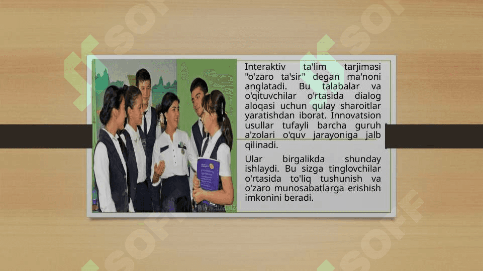 Interaktiv ta’lim tizimi, uning tamoyillari va uslublari 3