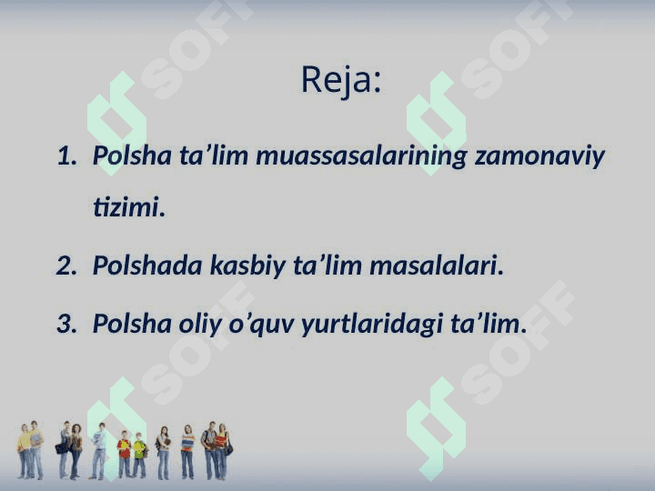 Polshada ta’lim tizimi 2