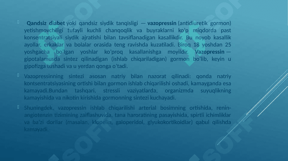 qandsiz diabetni davolovchi dori vositalari 3