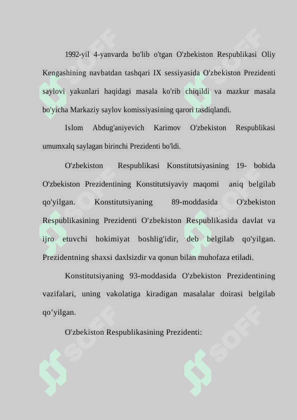 O'zbekistonnning o'z istiqlol va taraqqiyot yo'li 3