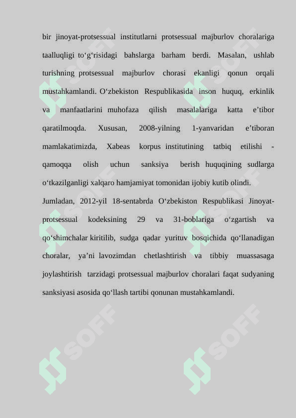 PROSESSUAL MAJBURLOV CHORALARI 3