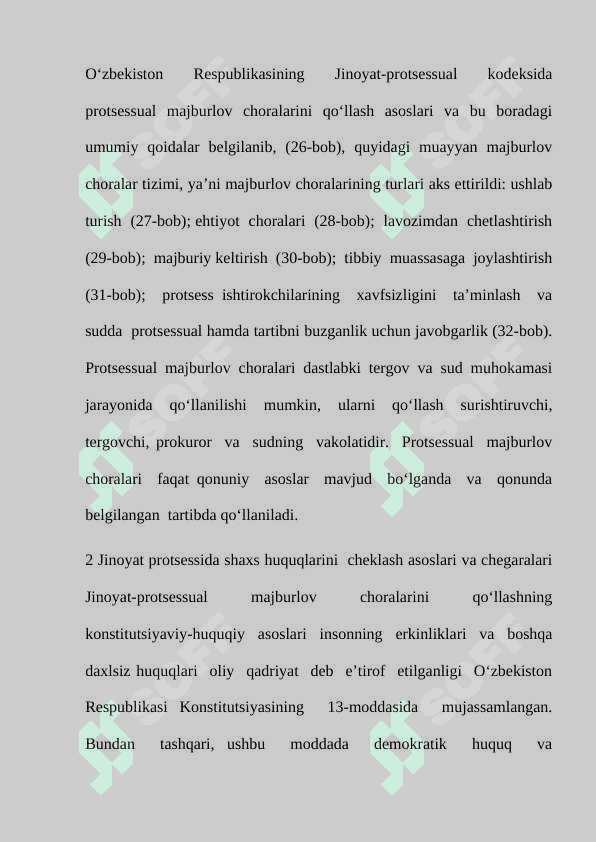 PROSESSUAL MAJBURLOV CHORALARI 5