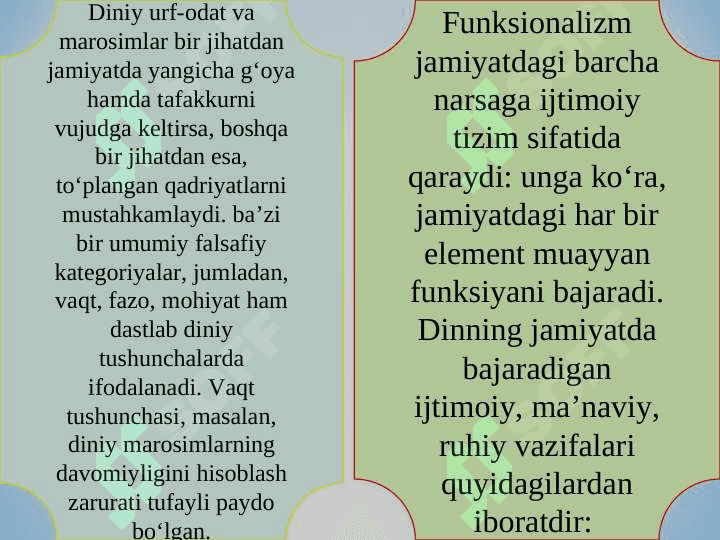 Dinshunoslik fanining predmeti, maqsadi va vazifalari 4