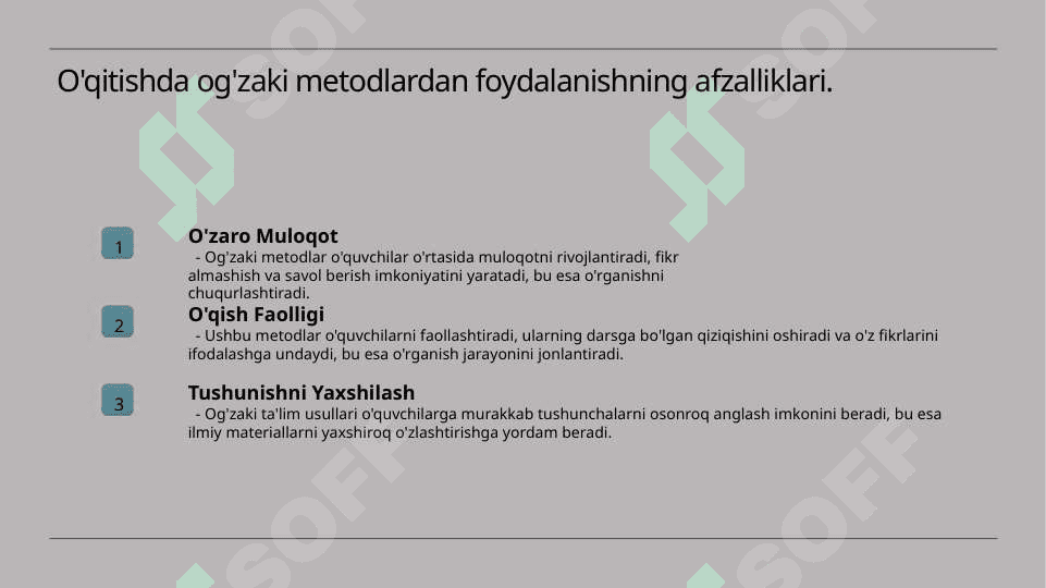 Boshlangʻich ta’lim tabiiy fan darsligida ogʻzaki metodlardan foydalanish va ularning ahamiyati 4