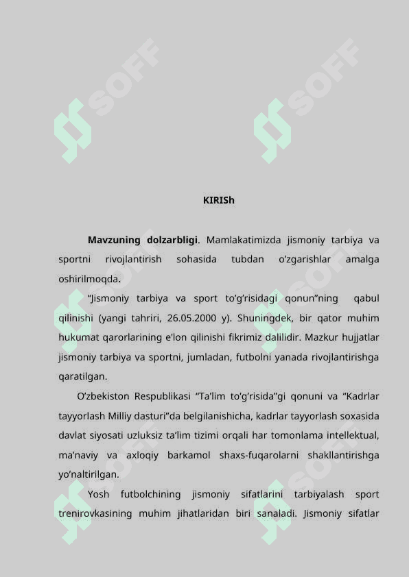 Yosh futbolchilarni umumiy va jismoniy tayyorgarligini tarbiyalash 2