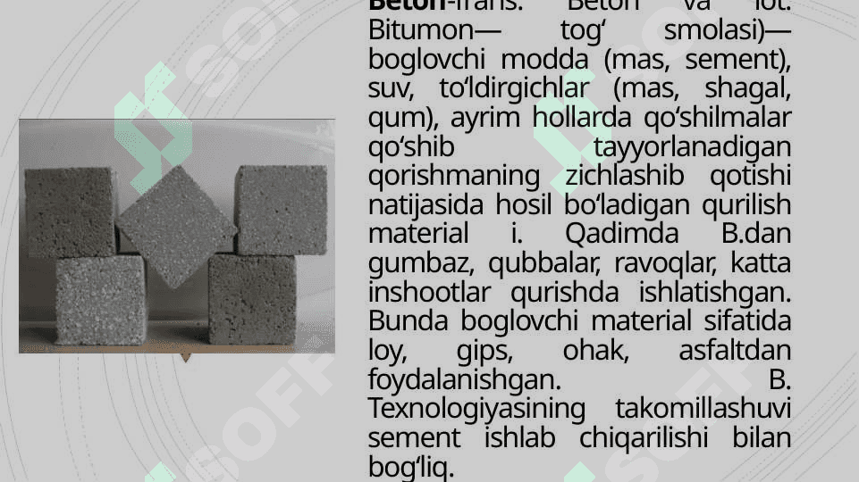 Beton haqida umumiy tushuncha 2