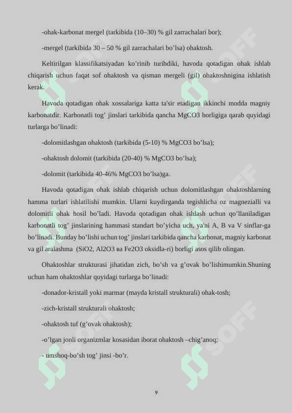 Yiliga 1.8 mln tonna rangli gips ishlab chiqarish-ohaktoshni maydalash jarayoni - jag‘li maydalagich hisobi” 8
