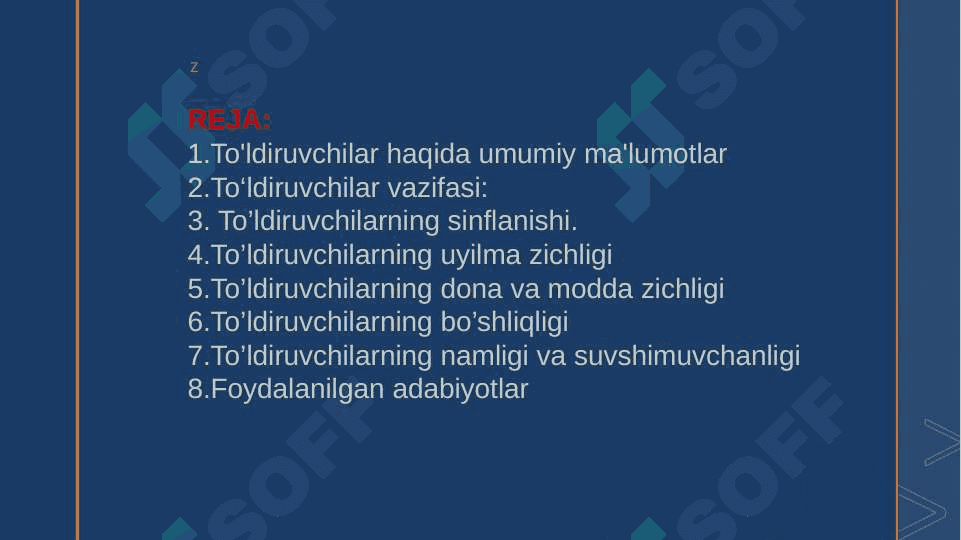 To'ldiruvchilar uchun xomashyo 2