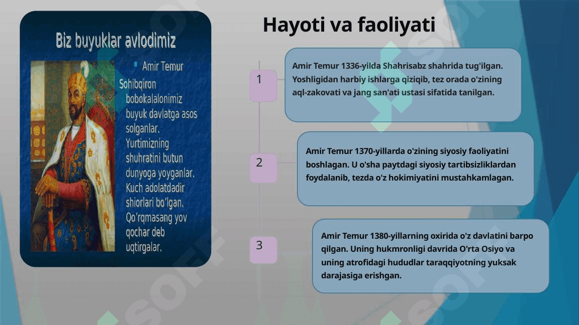 Amir Temur - buyuk davlat arbobi 2