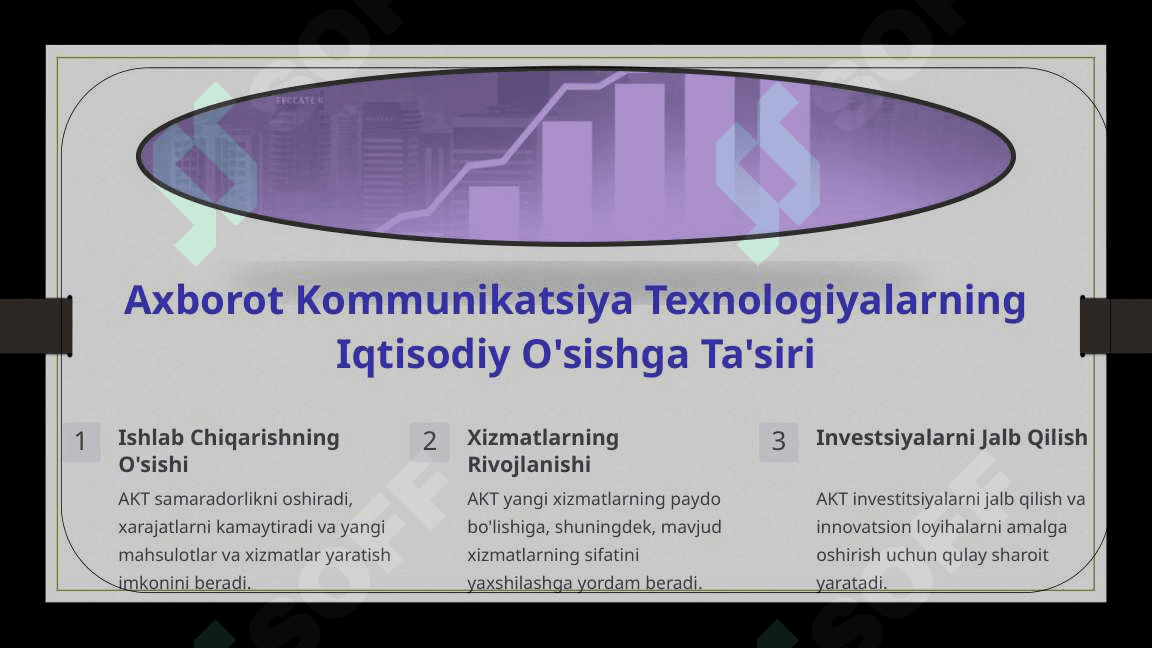 Axborot komunikatsiya texnologiyalarning iqtisodiyotdagi o'rni va vazifalar! 4