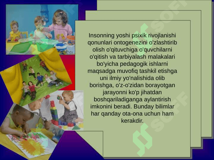 YOSH VA PEDAGOGIK PSIXOLOGIYANI O'QITISHNING METODIK O'ZIGA XOSLIKLARI 4