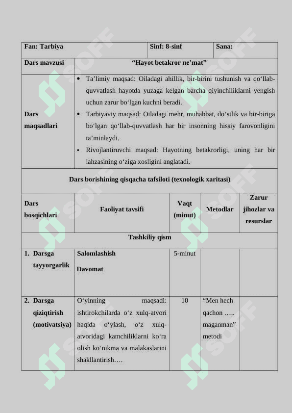 HAYOT BETAKROR NEʼMAT 2