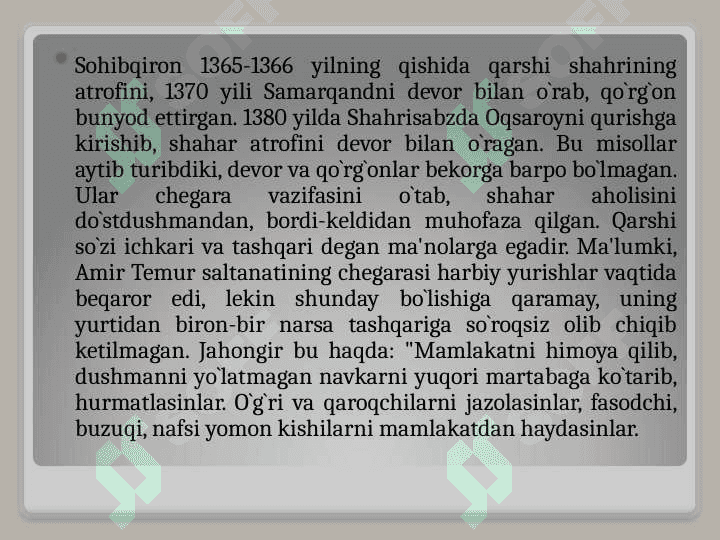 AMIR TEMUR VA TEMURIYLAR DAVRIDAGI IQTISODIY G‘OYALAR 8